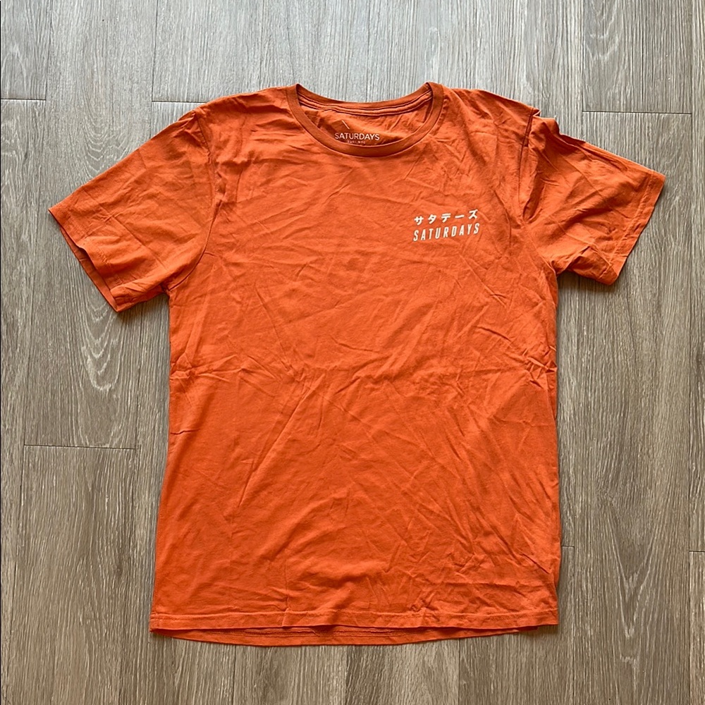 Saturdays New York City Orange Short Sleeve Tee